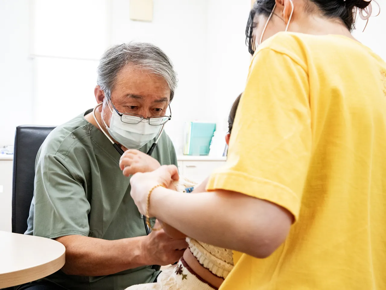 小児科医２名による、幅広い診療体制：イメージ